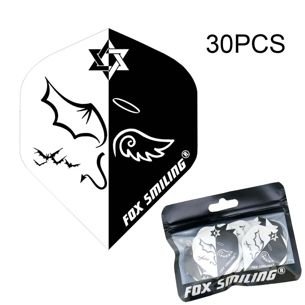 Лисица Smiling 30 шт. дротика для полетов волчий узор аксессуары игры в дартс листья
