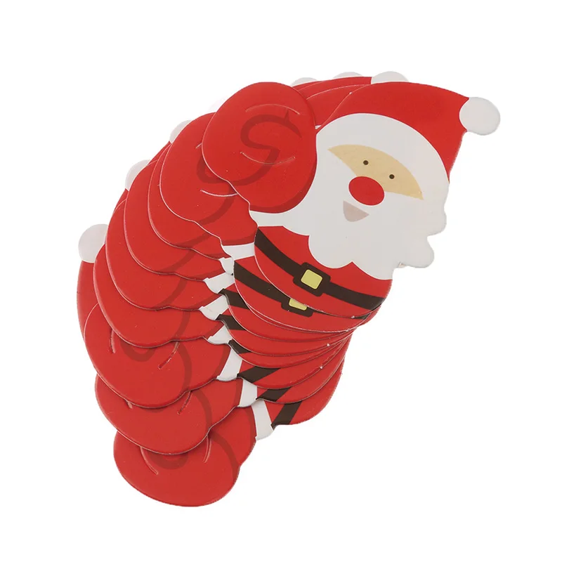 Navidad 50x Санта Пингвин леденец Рождественская открытка леденец Конфеты Рождественская вечеринка игрушки украшения Рождественские Свадебные украшения