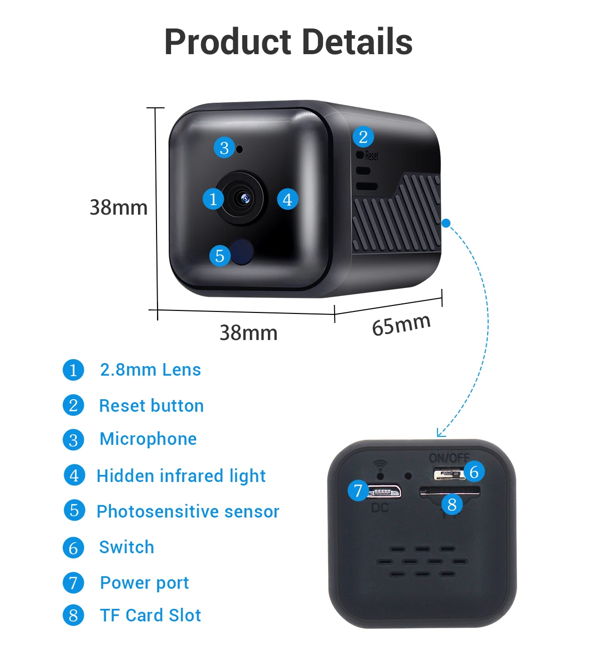 ESCAM G16 мини ip-камера 1080P Мини WiFi камера ночного видения с аудио поддержкой точка доступа 64 ГБ карта видео рекордер