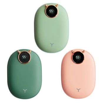 

Elk Hand Warmer Power Bank 2 in 1 USB Mini Power Bank Winter Hand Warmer Heating Pad USB Rechargeable Heater