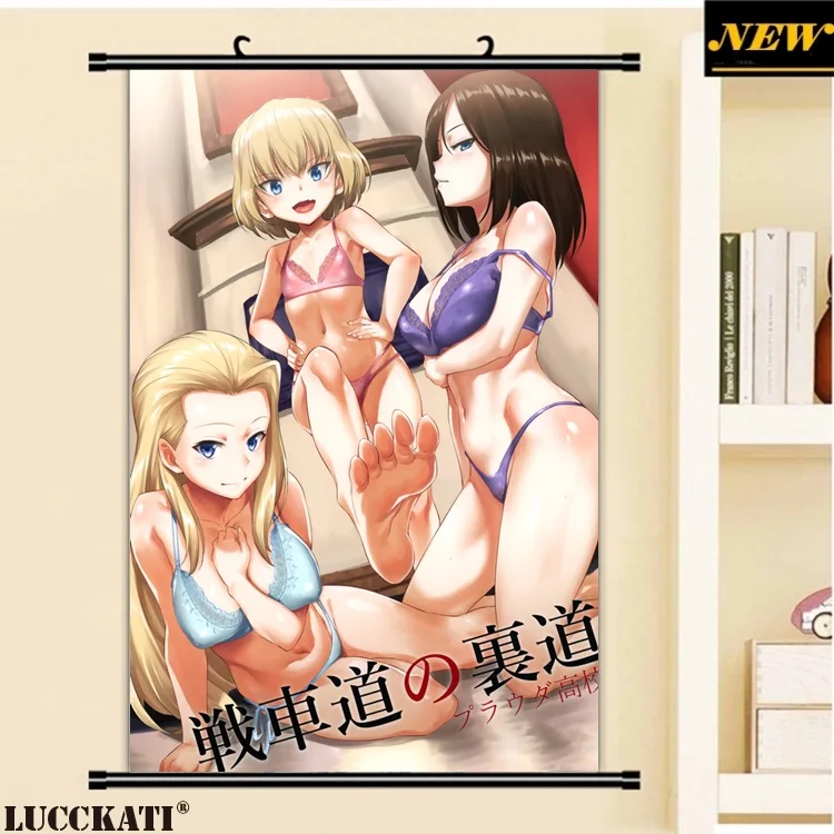 21e.re 519477 bra breast_hold clara_(girls_und_panzer) cleavage erect_nipples feet girls_und_panzer inu katyusha nonna pantsu (2)