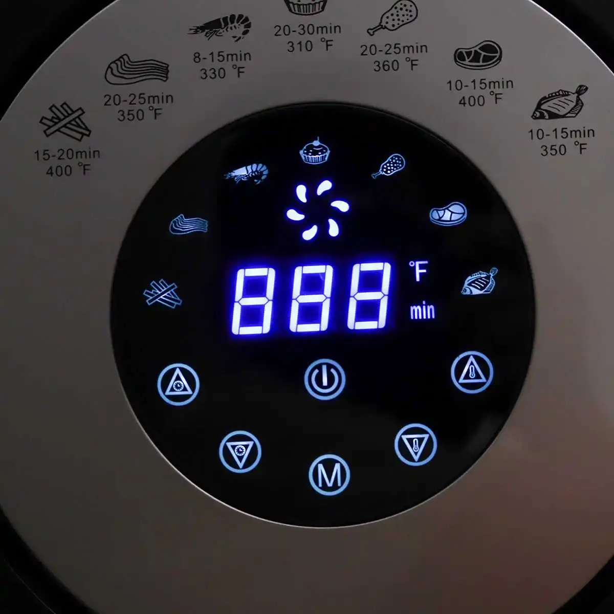  5.5L Electric Deep Air Fryer Multi-function Pan With Basket Health Chip Oil Free Oven Cooker LED To - 4000142010397