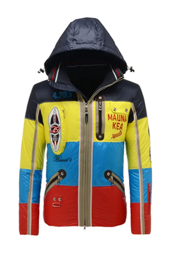 

B0GNER Hooded Waterproof Outdoor Winter Sports Parka Windproof Men Kanoa-D Down Outdoor Skiing Jacket