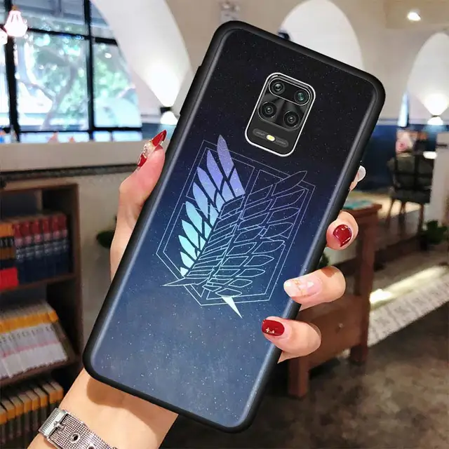 Anime attack on Titan Phone case for Xiaomi Redmi Note 7 8 9 Pro 8T 9S 6 6A 7A 8A 9A 9C K20 K30 Pro Black Silicone Soft Cover B02