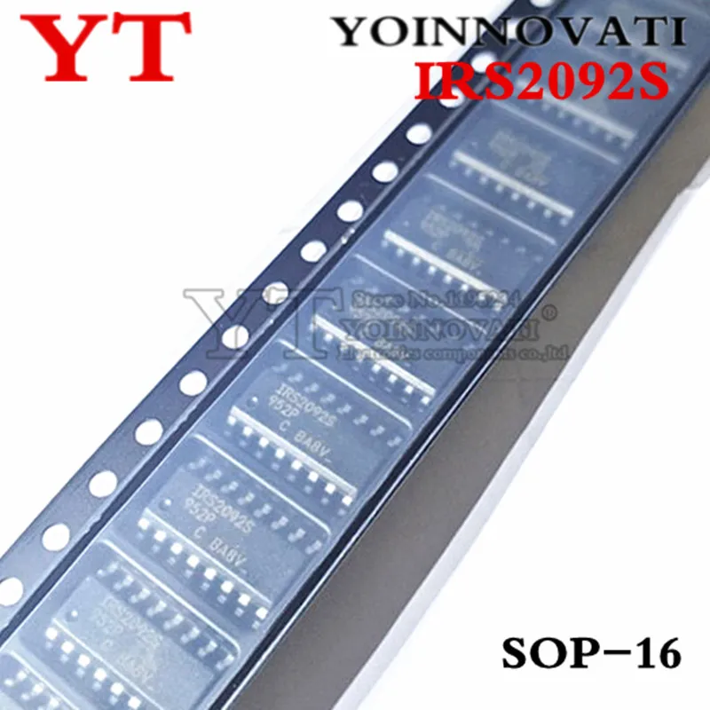2 шт. IRS2092STRPBF IRS2092S 2092S SOP-16 IC | Электронные компоненты и принадлежности