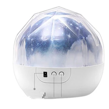 

Starry Sky Night Light Planet ic Projector LED Lamp Colorful Rotate Flashing Star Kids Baby Christmas Gift