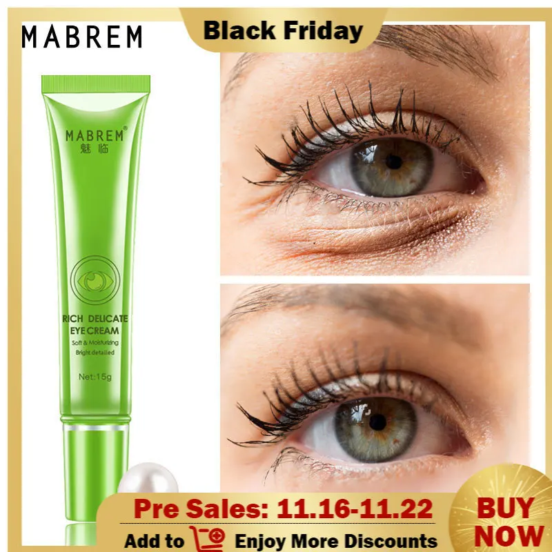 

MABREM Eye Cream Anti-ageing Smooth Wrinkle Moisturize Against Puffiness Whitening Remove Dark Circle Eye Bag Eye Skin Care