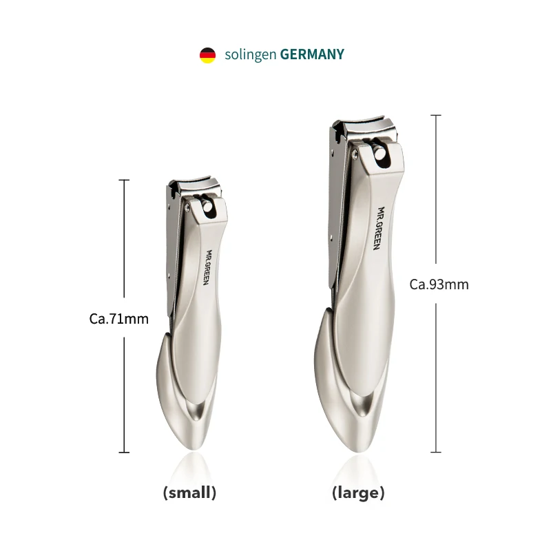 MR.GREEN Nail Clippers Stainless Steel Anti Splash Fingernail Cutter Manicure Tools Bionics Design Nail Trimmer Pedicure Scissor — view 6