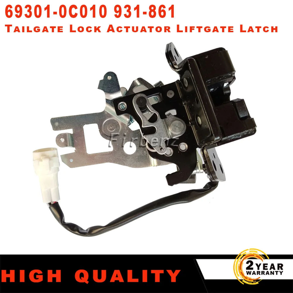 

Tailgate Hatch Liftgate Lock Actuator Rear Door Latch 931-861 69301-0C010 For Toyota Sequoia 2001-2007 693010C010 931861