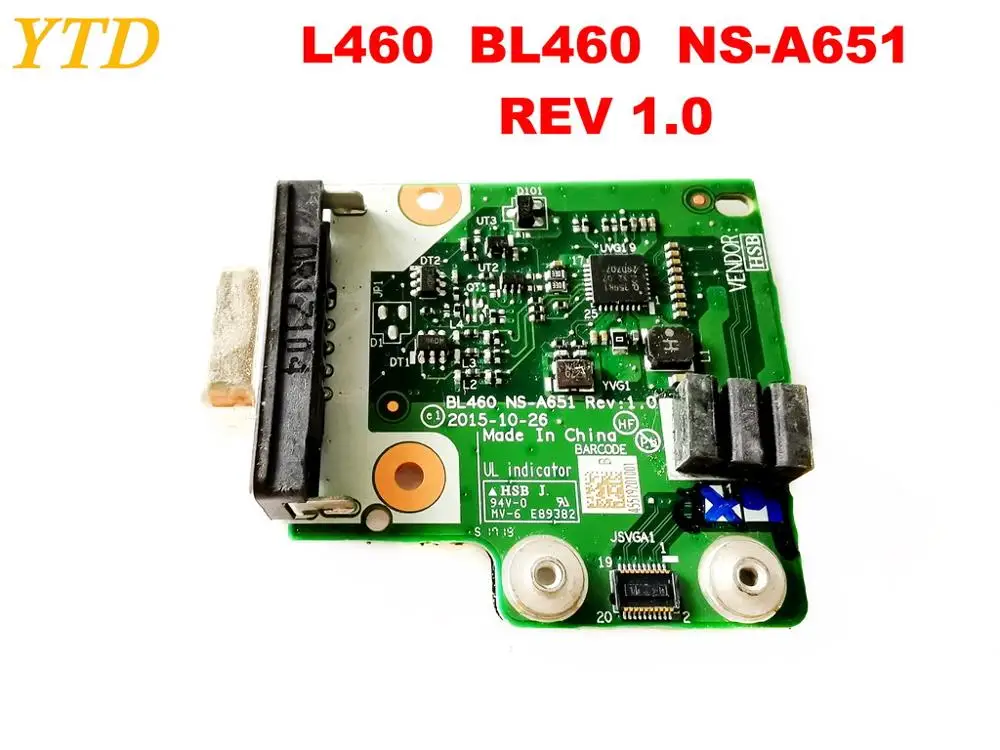 Original for Lenovo L460 board L460 BL460 NS-A651 REV 1.0 tested good free shipping