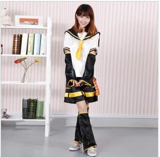 

Anime VOCALOID Kagamine Len Rin Cosplay Costume Halloween Costume Mirror Dicotyledons Cosplay Christmas Full Set
