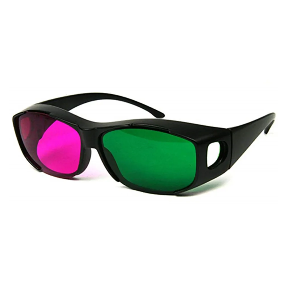 Очки 3D в оправе Красного/пурпурного/зеленого цветов 1 шт.|tv 3d glasses|3d glasses3d tv glasses |