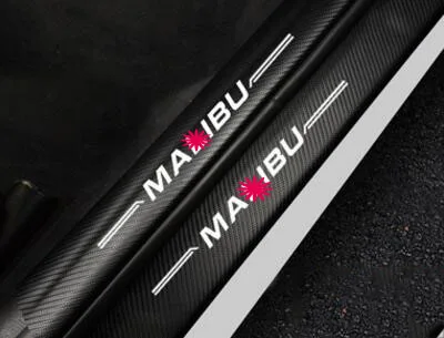 Автомобильный Стикеры порога протектор накладки на пороги для Chevrolet Malibu аксессуары кожа двери автомобиля педали Стикеры - Название цвета: 2009-2014