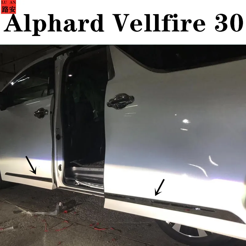 Подходит для 15-19 лет Toyota Alphard Vellfire 30 серии кузова автомобиля анти-столкновения бар корпус из нержавеющей стали Декоративная ручка do