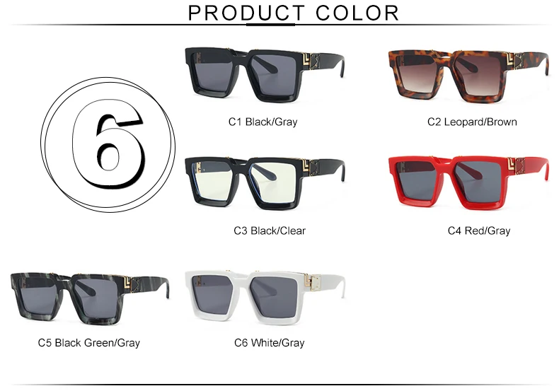 Новые квадратные модные солнцезащитные очки ROYAL GIRL, брендовые дизайнерские солнцезащитные очки унисекс с пластиковой металлической оправой ss359