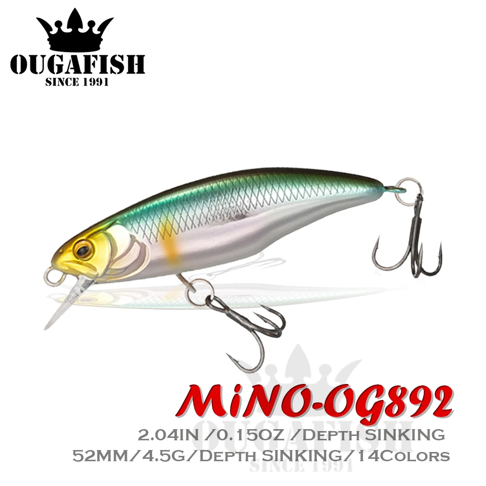 

Minnow Fishing Accessories Lure Sinking Weights 4.5g 52mm Isca Artificial Bait Wobblers Peche A La Carpe Fish Leurre Carnassier