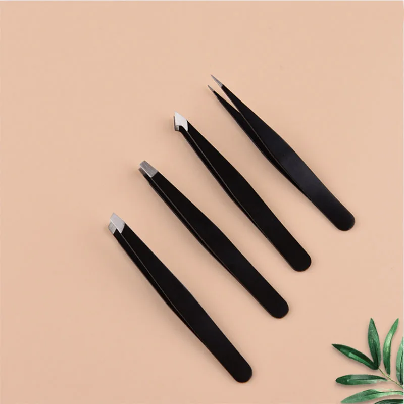 

96 eyebrow clip oblique mouth clip pointed mouth clip eyebrow trimming tool stainless steel eyebrow trimming clip tweezers