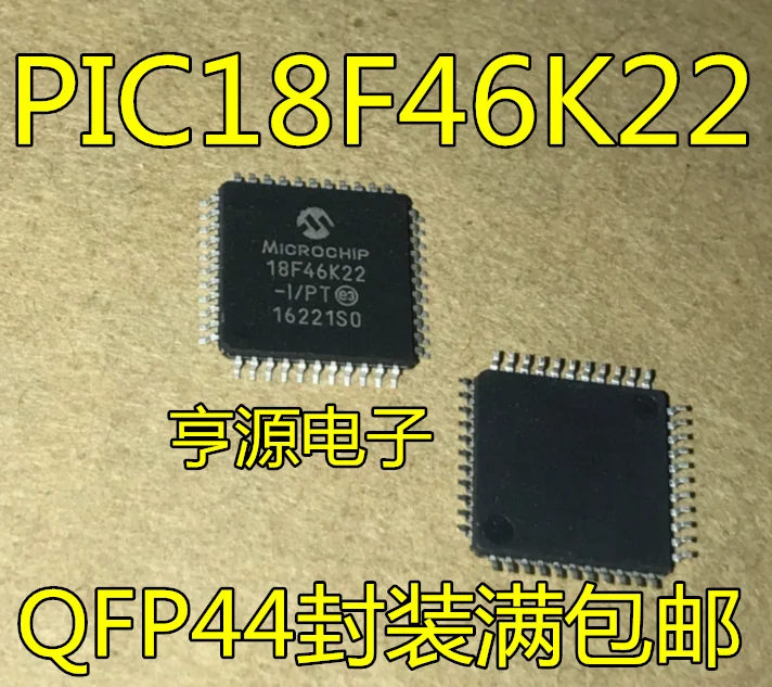 5 шт./лот PIC18F46K22 PIC18F46K22-I/герметизирующая ptfe-лента для QFP44