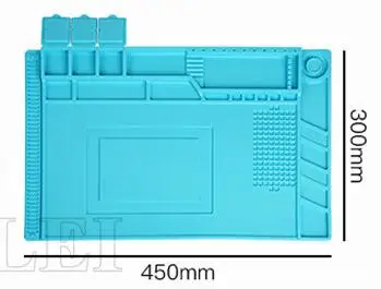 700 Вт 858D фена паяльник для отпайки паяльная SMD станция Набор - Цвет: S160 450x300mm