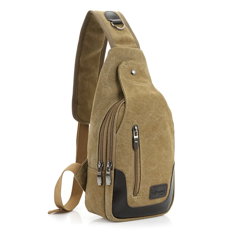 

Litthing 2019 Cloth Casual Men Leather Solid Multi Pockets Shoulder Back Day Chest Bag Waist Pack Hip Bag Waist Bags Belt Wallet