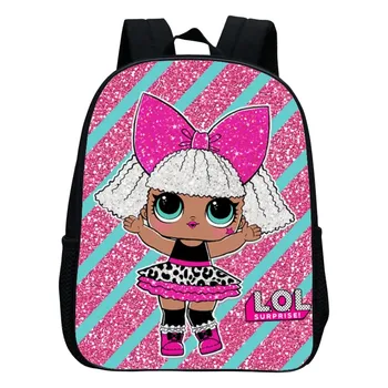 

LOL Surprise Dolls Backpack Children Toddler Kids School Bags LOL Baby Girls Kindergarten School Backpack