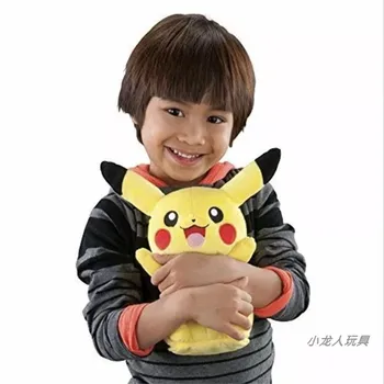 

TOMY Pokemon Pikachu Plush doll can speak light Lovely voice Glowing cheek electric Stuffed toy Children Christmas gift