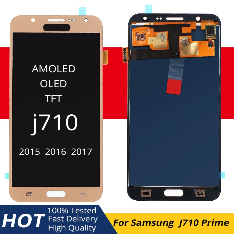 

For Samsung Galaxy J7 2016 J710 SM-J710F J710M J710H J710FN LCD Display+Touch Screen Digitizer Assembly