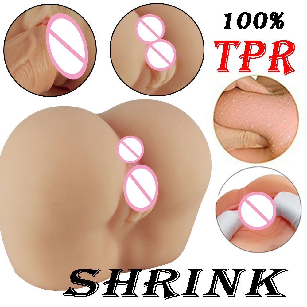 3D большая задница пухлые Анальная пробка мягкие секс кукла из тпе влагалище