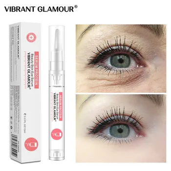 

VIBRANT GLAMOUR Serum Protein Eye Serum Lifting Anti-Wrinkle Remove Dark Circles Against Puffiness Bags Sensitive Skin Eye Care