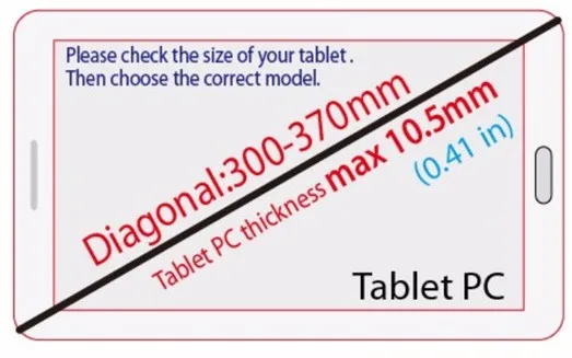 for 10.1-13 inch Металлическая безопасность android Подставка для планшета Поддержка samsung/Asus планшетного ПК для 7-1" планшета - Цвет: for 10.1-13 inch
