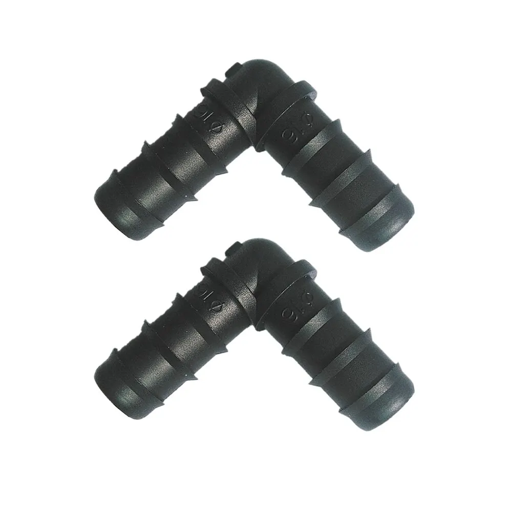 10pcs-pack DN16 90 градусов уголок изгиб садовый фитинг для полива водопроводная муфта Оросительная Система IT126
