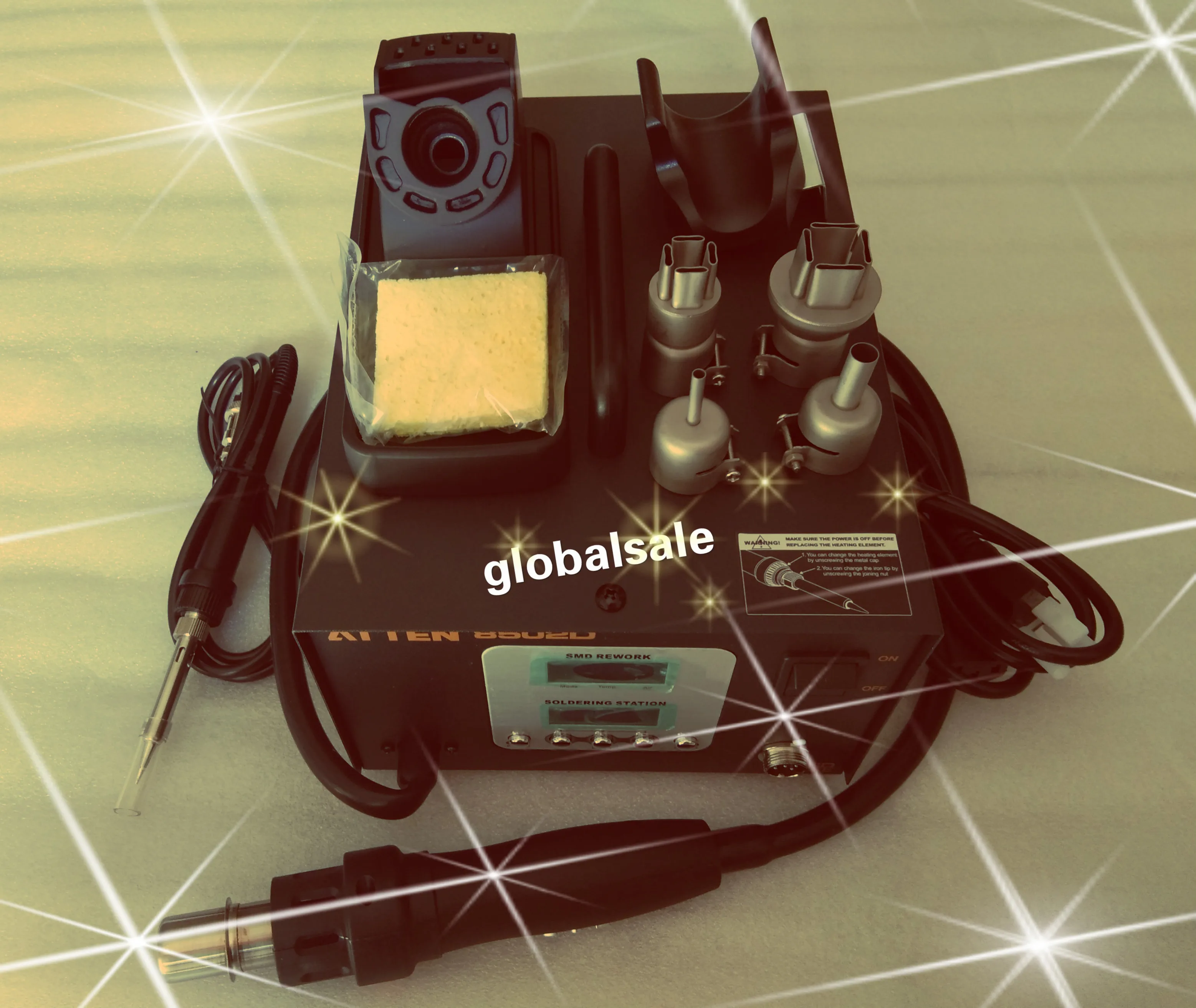Паяльная станция ATTEN AT8502D без свинца SMD паяльная 8502D улучшенная с горячим