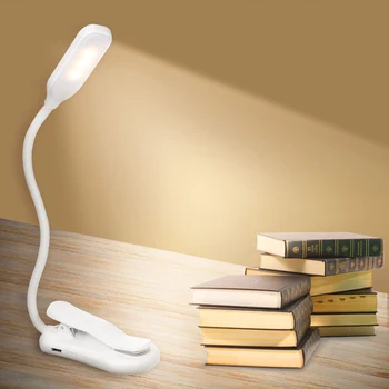 

LED Desk Lamp Touch Clip Study Lamps Touch Foldable Table Lamp Rechargeable Eye Conservation Reading Light Desktop usb Light