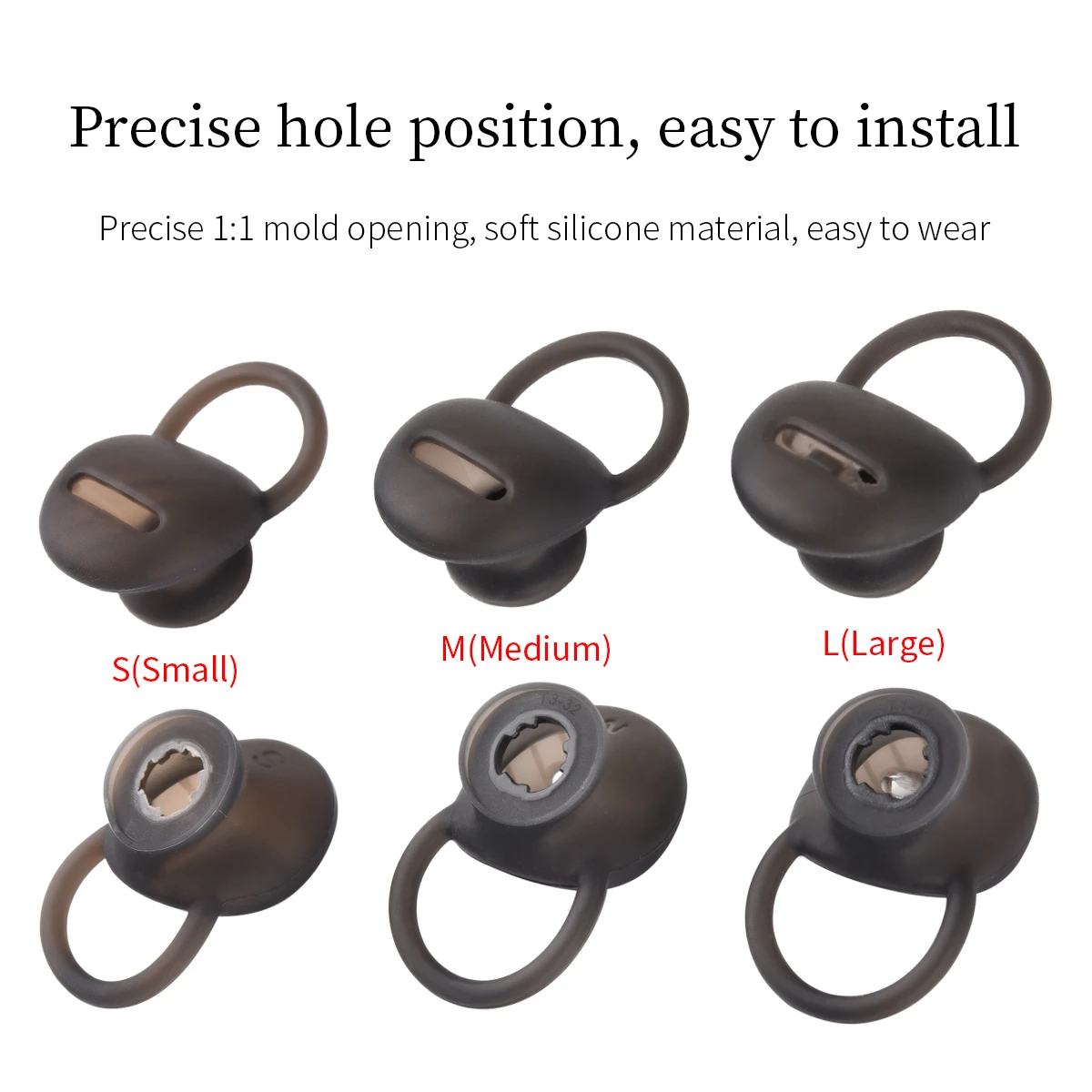 Silicone Ear Tips for TalkBand B6 Eartips for Talk Band B6 B7 Sports Bluetooth Smart Bracelet Tips Anti-Drop Ear Cap
