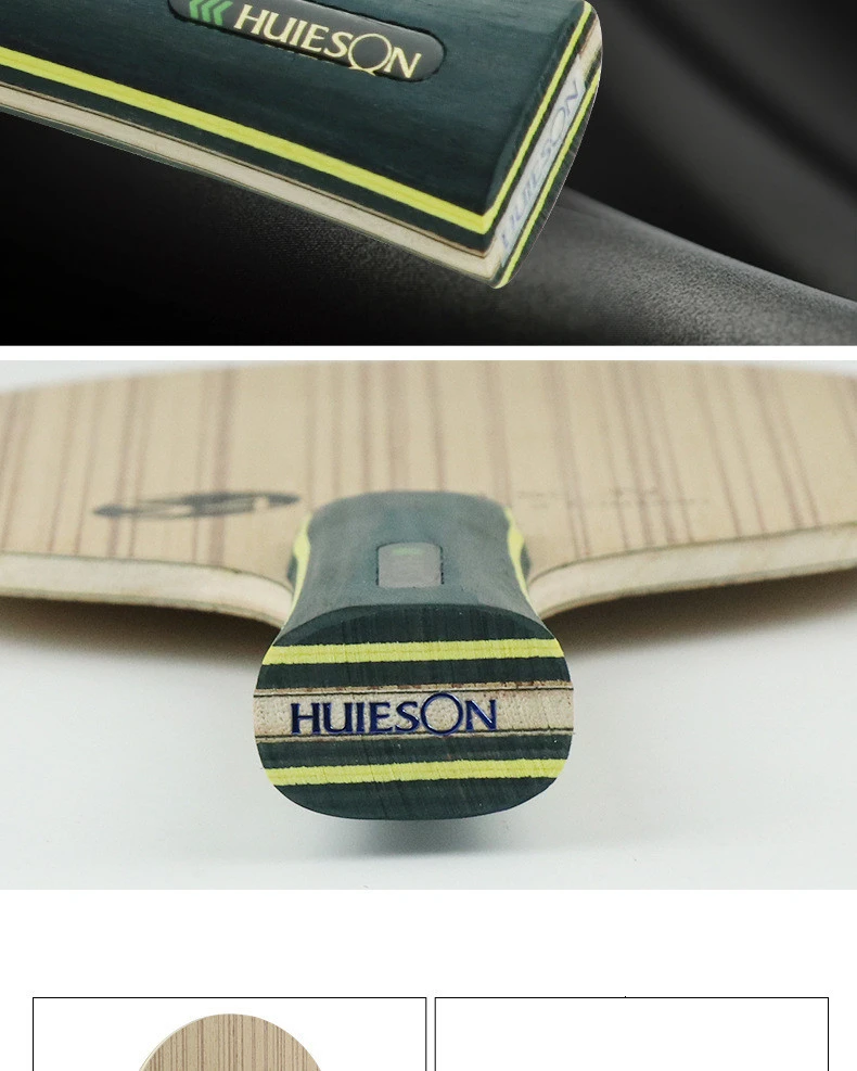 Huieson Professional Technology 5 Ply Composite Wood 2 Carbon Layer Table Tennis Racket Blade for LoopKilling Players S4 (7)