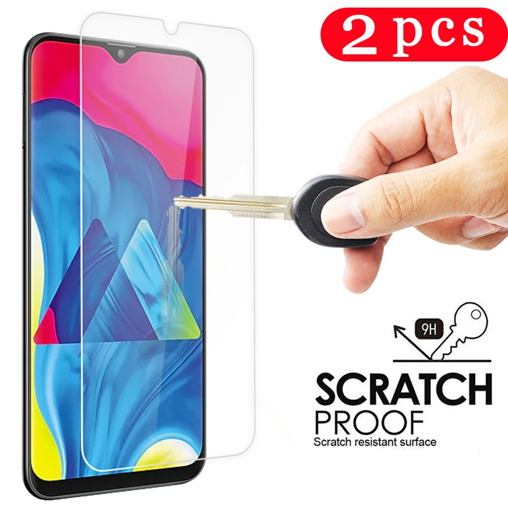 2 шт. 9H закаленное стекло для samsung galaxy M30 M20 M10 M30s Защитная пленка экрана телефона HD