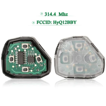 

Bilchave 3/4 Buttons 314.4 Mhz Remote Car Key Internal For Toyota Camry Avalon Corolla Matrix RAV4 Venza Yaris HyQ12BBY