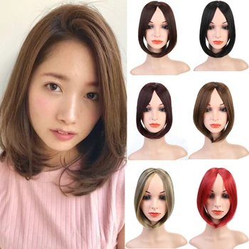 

DIANQI fashion long bangs synthetic invisible natural bangs clip-in hair bangs extensions for girls hair pieces