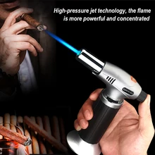 Пистолет-распылитель зажигалка газовая для сигарет; защита от ветра зажигалка кухонный поварский фонарь для приготовления пищи для наружного барбекю сварочный пистолет без газа