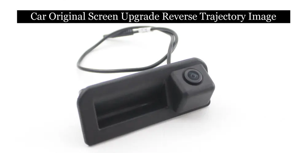 Liislee Parking Rear Camera For Audi Q5 Q5L 2018~2020 Car Original Screen Upgrade Reverse Dynamic Trajectory Image Trunk Handle 8