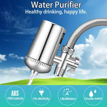 

Household Kitchen Faucet Water Purifier Tap Activated Carbon Water Purification Ceramic Filter Remove Water Dirt Contaminants