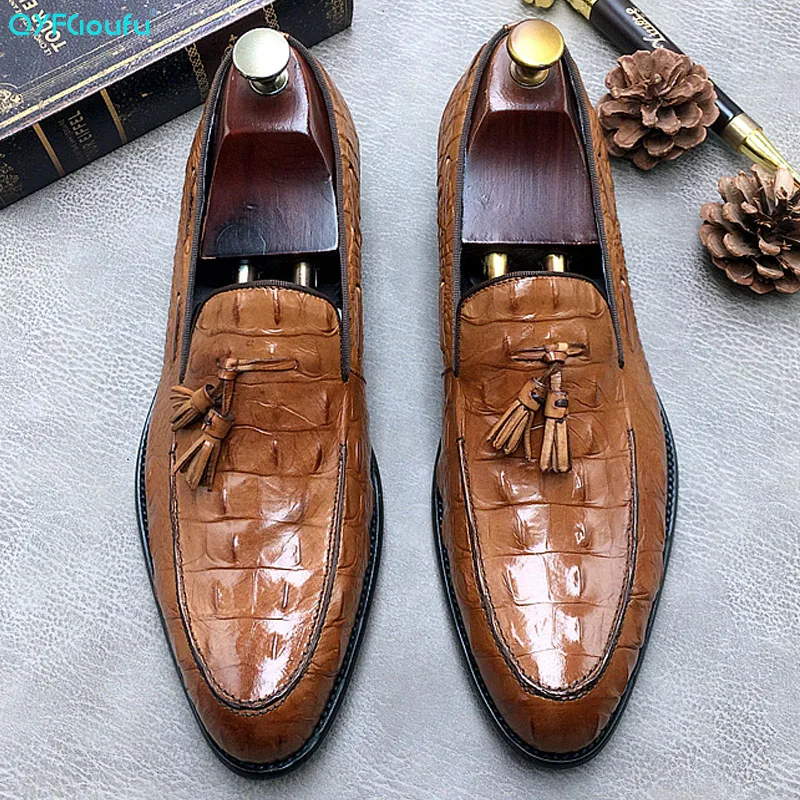 alligator skin loafers