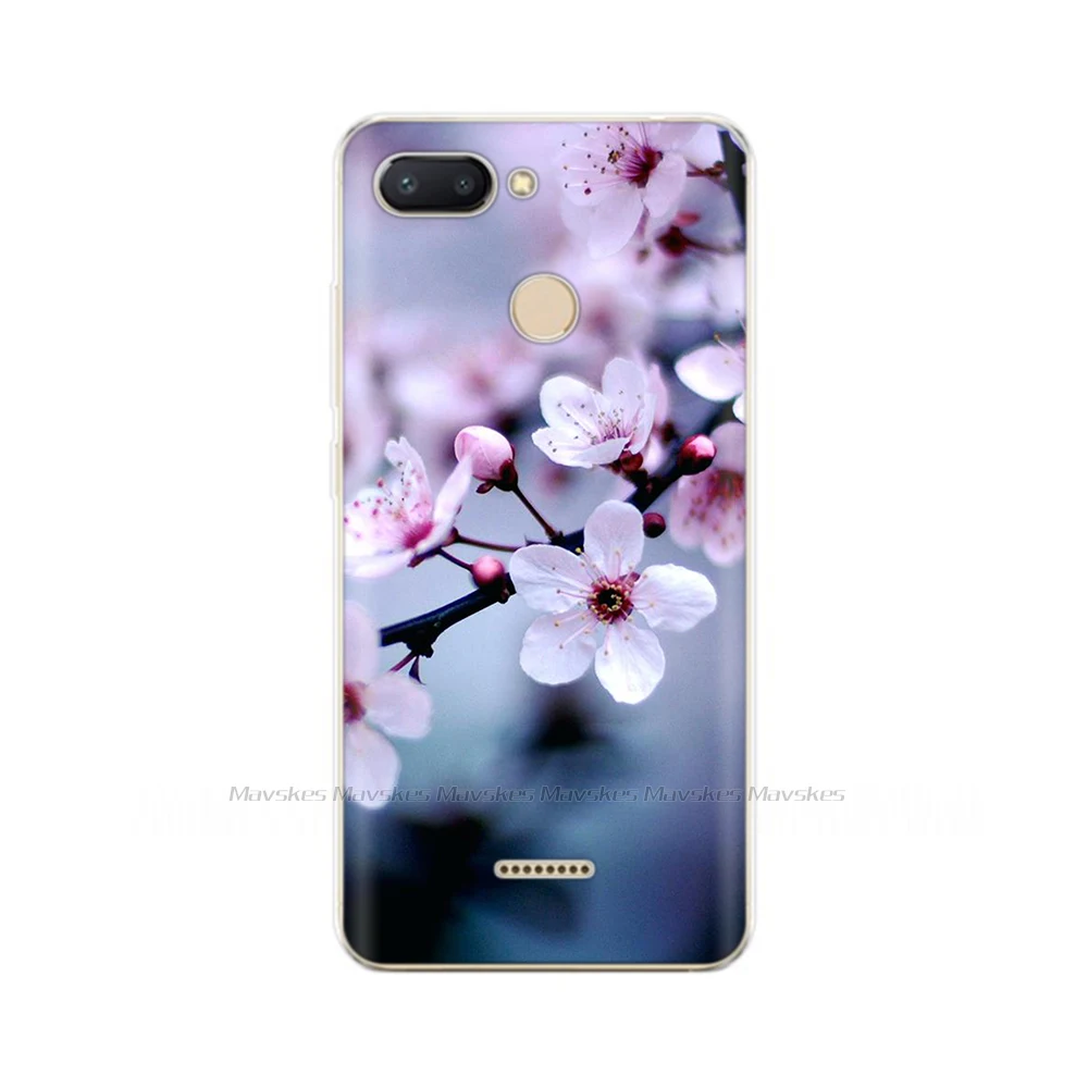 Ốp Lưng Silicon Cho Xiaomi Redmi 6 Ốp Lưng Bảo Vệ Toàn Mềm Mại Ốp Lưng TPU Ốp Điện Thoại Cho Redmi 6 Pro Redmi6A 6 Một Ốp Lưng Coque 