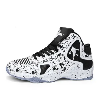 

Jennifer Man High-top Jordan Basketball Shoes Men's Cushioning Basketball Sneakers Anti-skid Breathable Outdoor Sports Shoes
