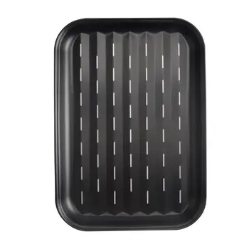 

Non Stick Rectangle Barbecue Pan Cake Cheese Cookie Bread Grilled Fish Baking Tray Plate Kitchen Bakeware Tool