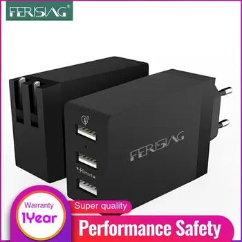 

FERISING 3 Ports USB Charging Station Wall Charger 30W 5V/6A Fast Charger Adapter for Samsung Galaxy S7/S6/Edge,LG,Xiaomi,iPhone
