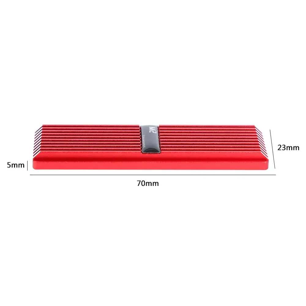 aluminum heatsink radiator thermal pad m2 heatsink heat dissipation radiator for NVME NGFF M.2 2280 SSD hard drive