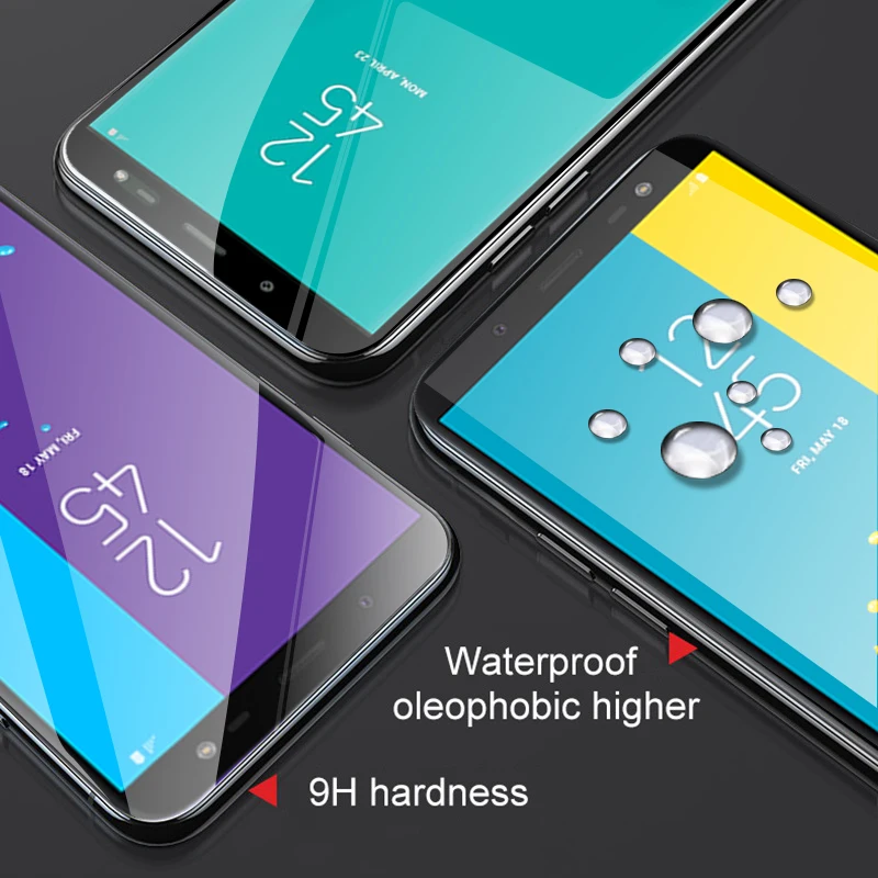 2 шт./лот для Samsung Galaxy J6 J7 J8 2018 защита экрана из закаленного стекла Sansung J 6 7 8 Sumsung