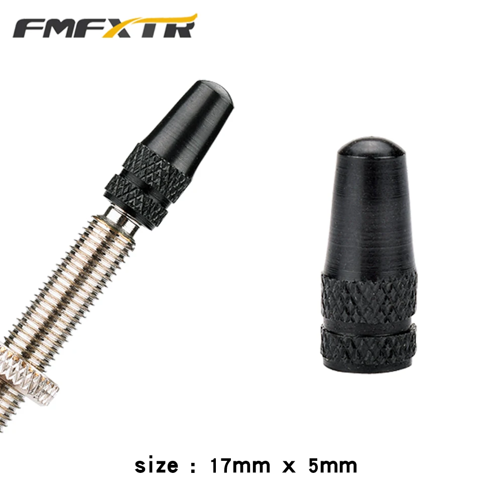 FMFXTR French gas valve hat road bike dead fly valve cap CNC aluminum alloy French gas nozzle dust cap metal