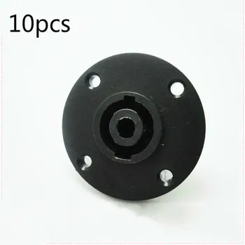 

10pcs speaker panel for professional audio equipment microphone speakon chassis mount connector panel mount 5*3*2.3cm